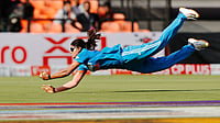 X | BCCI Women  : India A Vs Nepal, Women’s Asia Cup Rising Stars 2026: Radha Yadav in action during India women vs New Zealand women 2nd ODI match at the Narendra Modi Cricket Stadium.