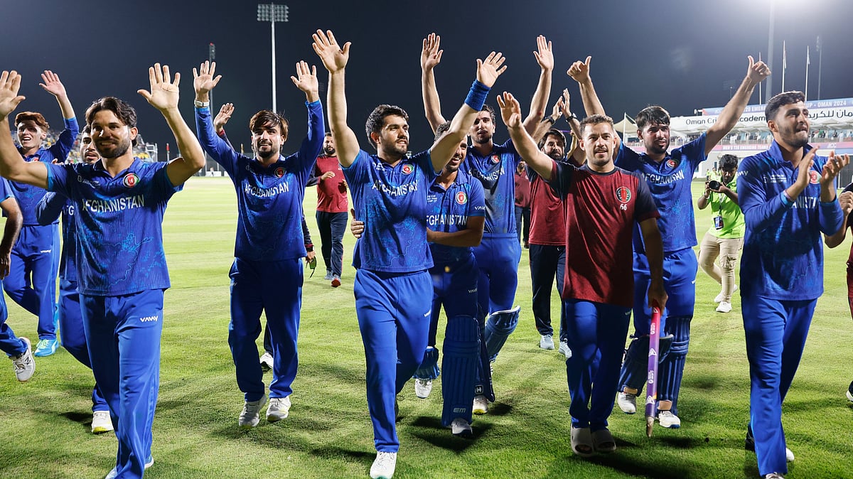 X/@ACBofficials : Afghanistan A celebrating their maiden Emerging Asia Cup title.