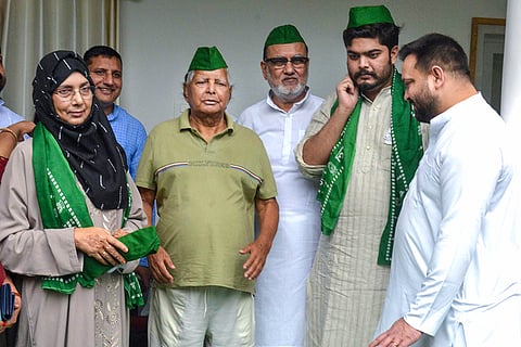 Shahabuddin's wife, son join RJD