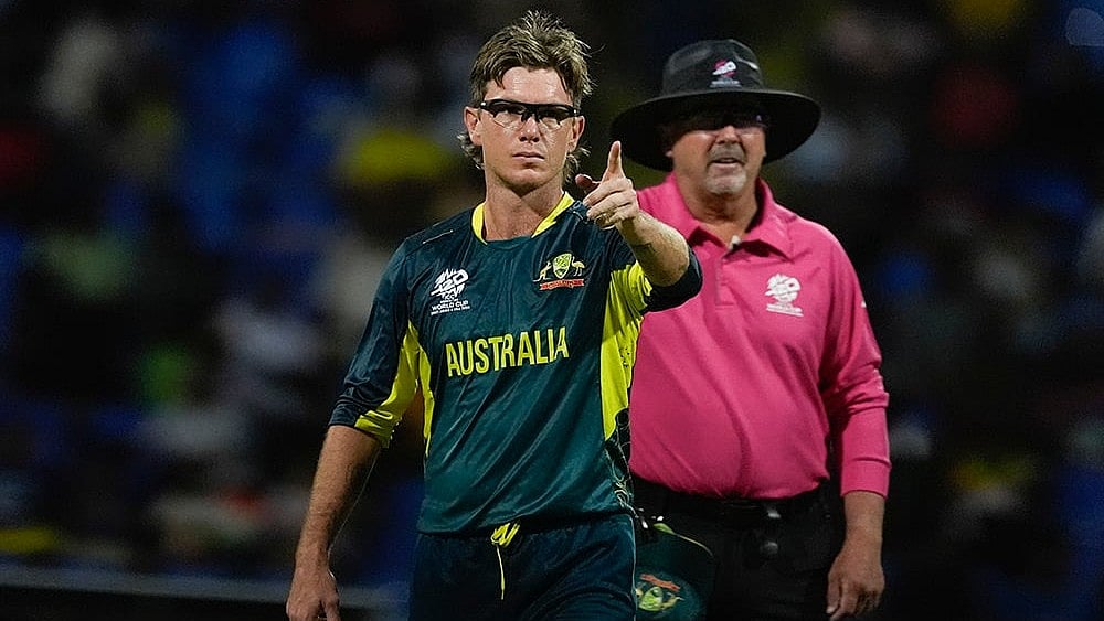 | Photo: AP/Lynne Sladky : Australia's Adam Zampa