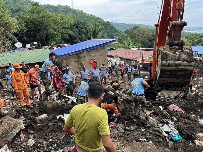Unexpected Landslides Devastate Talisay, A Town Near Philippine Volcano