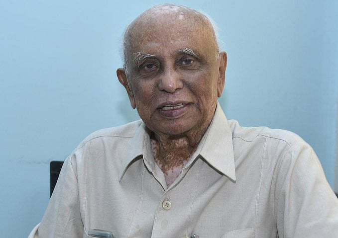 X : File photo of Justice K S Puttaswamy | 