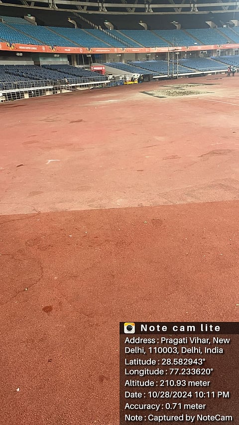 Notecam pics shared by SAI of JLN Stadium