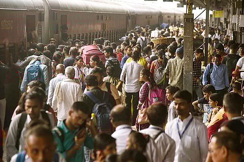 Heavy rush at Patna railway station