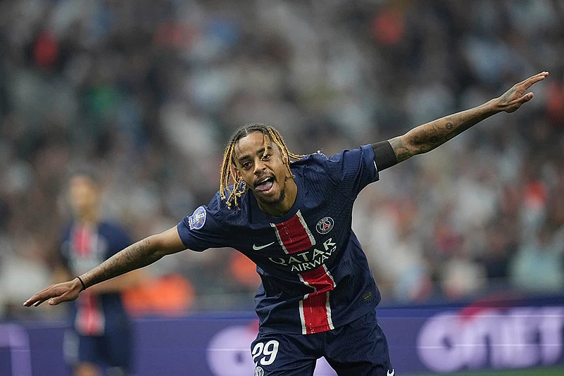 France Soccer League One Marseille vs Paris Saint-Germain photo gallery_Bradley Barcola