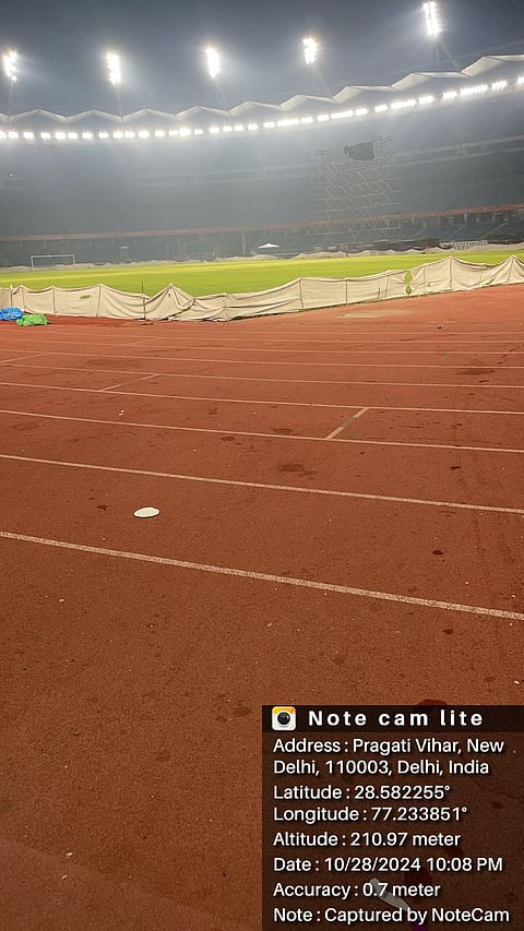 Notecam pics shared by SAI of JLN Stadium