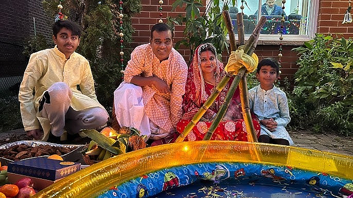 Chhath Puja celebration in Canada