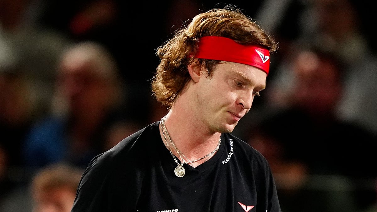 Rublev suffered an early exit in Paris