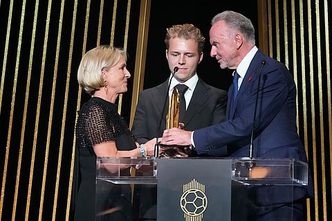 Ballon d' Or Awards: Franz Beckenbauer's widow Heidi, Franz Beckenbauer's son Joel Beckenbauer