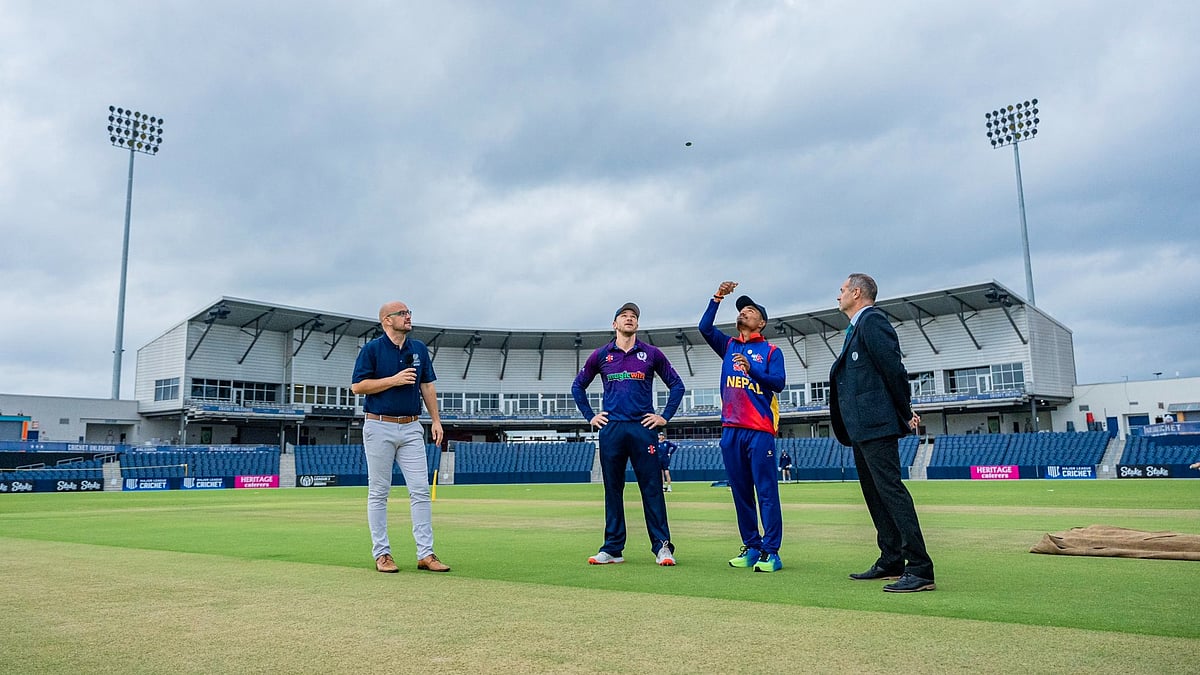 Nepal Vs Scotland, ICC Cricket World Cup League Two Match in Houston.  - X | Nepal Cricket
