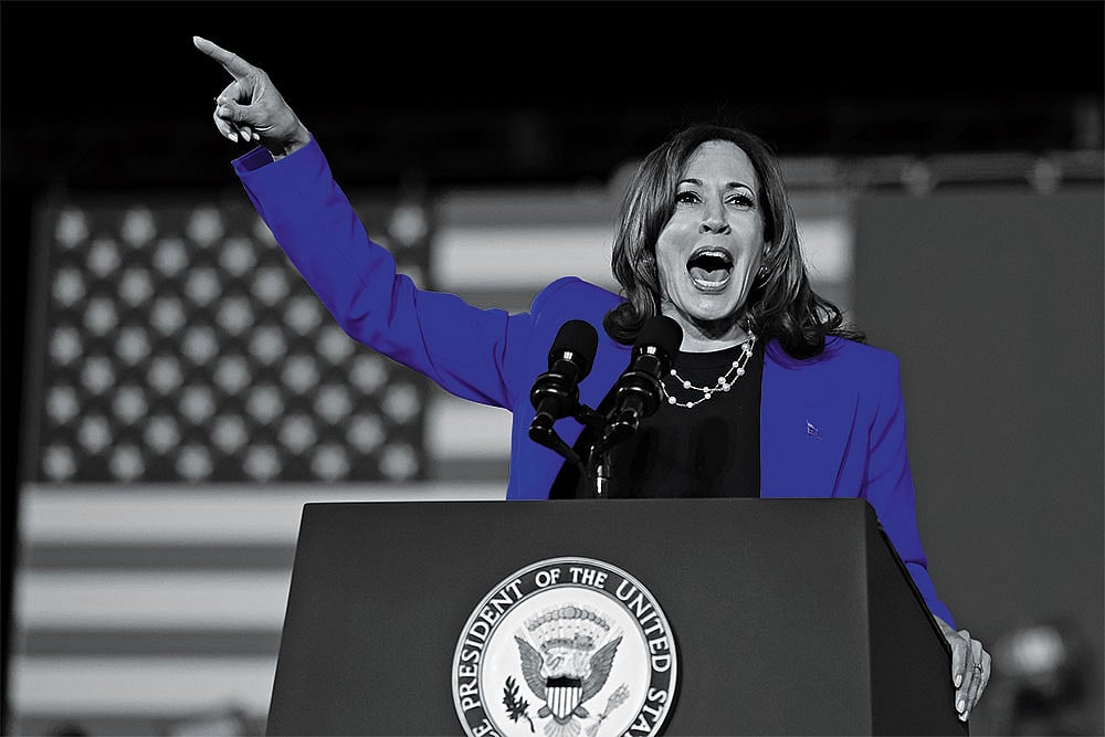 A Fascinating Journey: Democratic presidential nominee Kamala Harris at a campaign rally in Clarkston, Georgia on October 24, 2024 - Photo: Getty Images