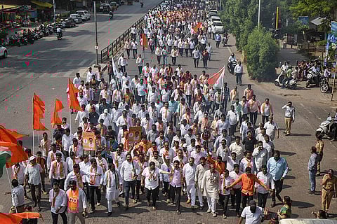 Chandrakant Mokate files nominations