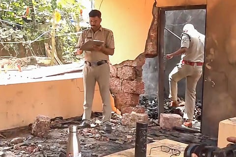 Fire accident in Kasargod