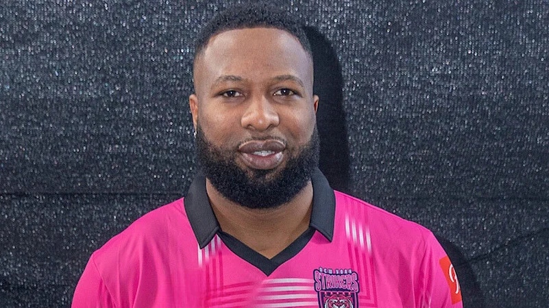 West Indian cricketer Kieron Pollard will represent New York Strikers