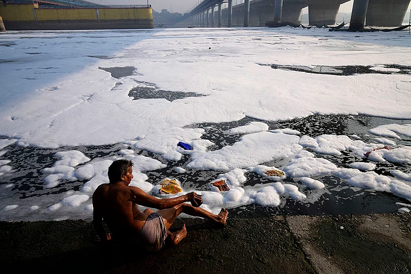 India Pollution Yamuna River (Water) Pollution Photo Gallery_3