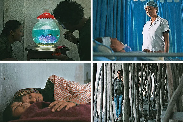 A Poetry in Desolation: A collage of stills from Celestina and Lawrence - null