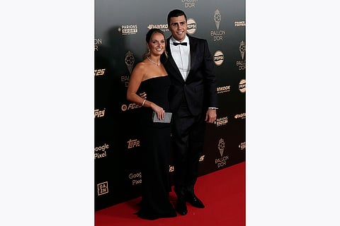 2024 Ballon d' Or Awards: Spanish player Rodri and his partner Laura Iglesias