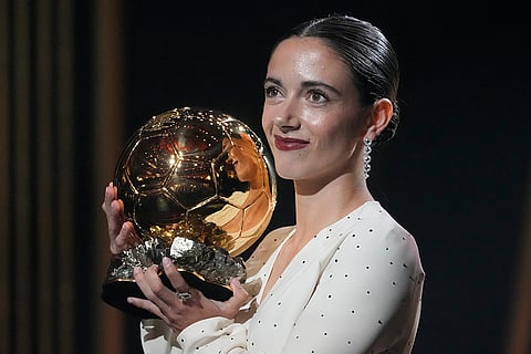 Ballon d' Or Awards: Aitana Bonmati, receives the 2024 Women's Ballon d'Or award