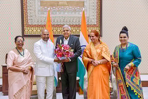Jagdeep Dhankhar meets Ram Nath Kovind
