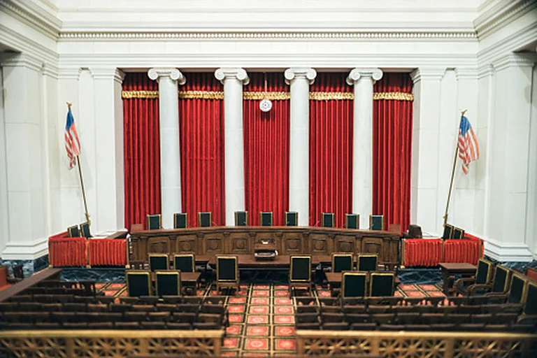 Interior of US Supreme Court in Washington DC. - Photo: Getty Images