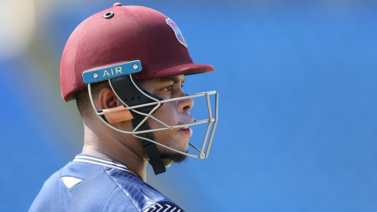 Photo: X | Turbo Leaks : West Indies batter Shimron Hetmyer.