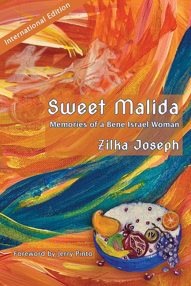 Raina Rahael Ezekiel : Cover for Sweet Malida: Memories of a Bene Israel Woman, written by Zilka Joseph