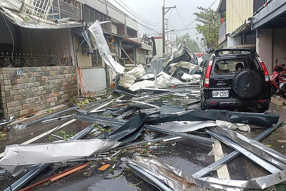 Photo: Hualien County Fire Department via AP