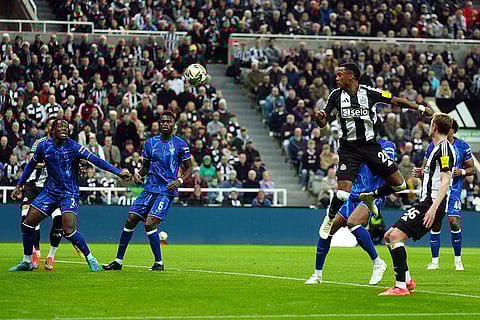 EFL Cup Quarter-Finals: Chelsea's Axel Disasi, left, scores an own goal