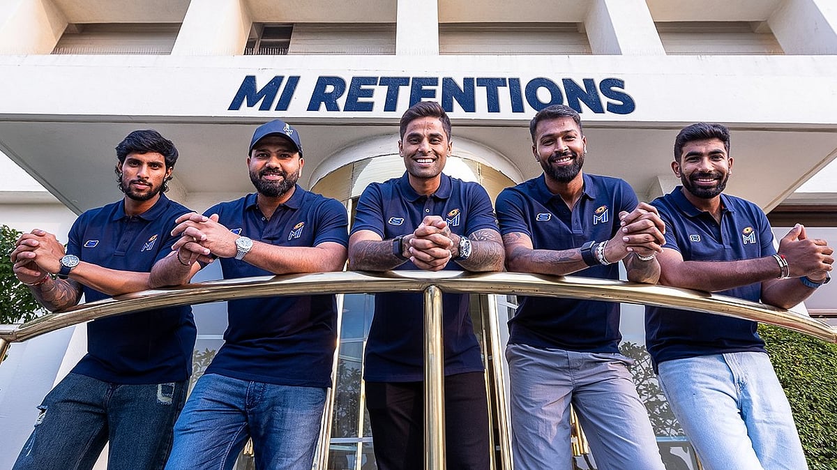 X | Mumbai Indians  : Mumbai Indians retention players. 