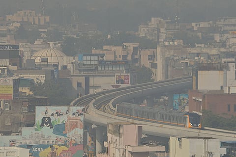 Weather: Air pollution in Agra