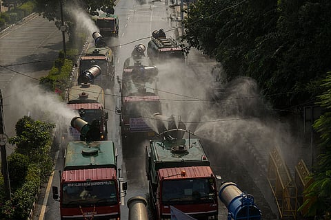 Weather: Air pollution in Delhi