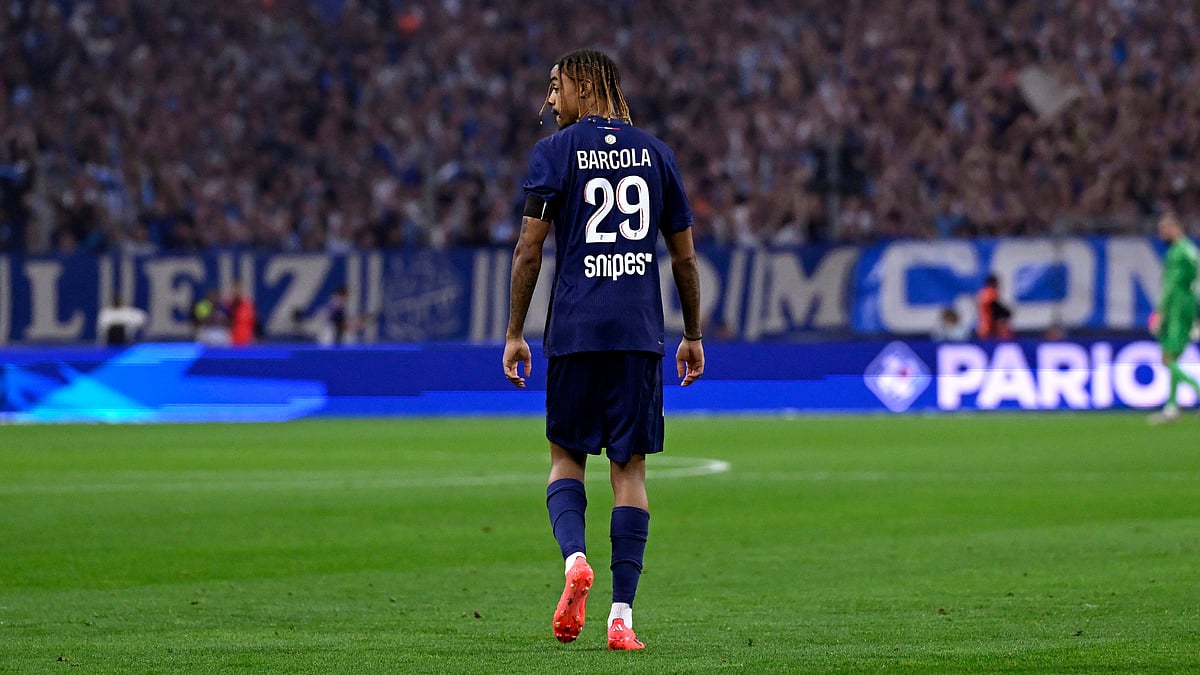 Bradley Barcola has scored eight goals in his first nine Ligue 1 games