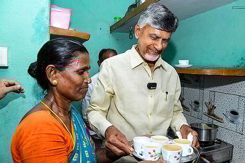 Andhra CM launches free cooking gas cylinder scheme