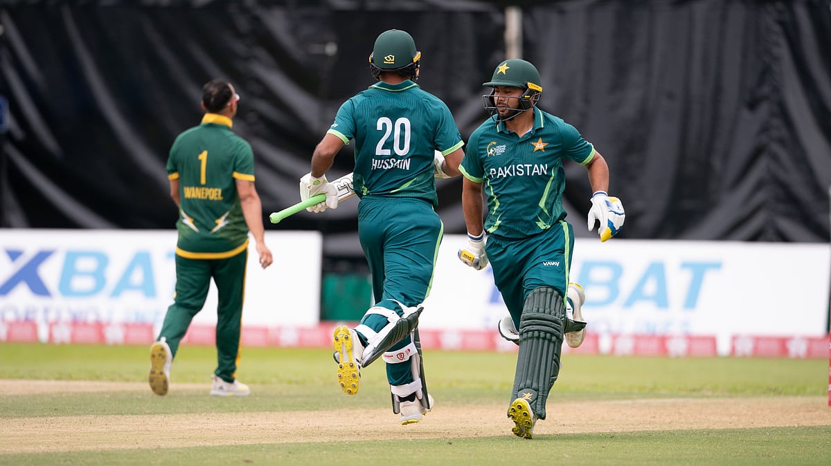 Special Arrangement : Action from the Pakistan vs South Africa match at the Hong Kong Sixes.