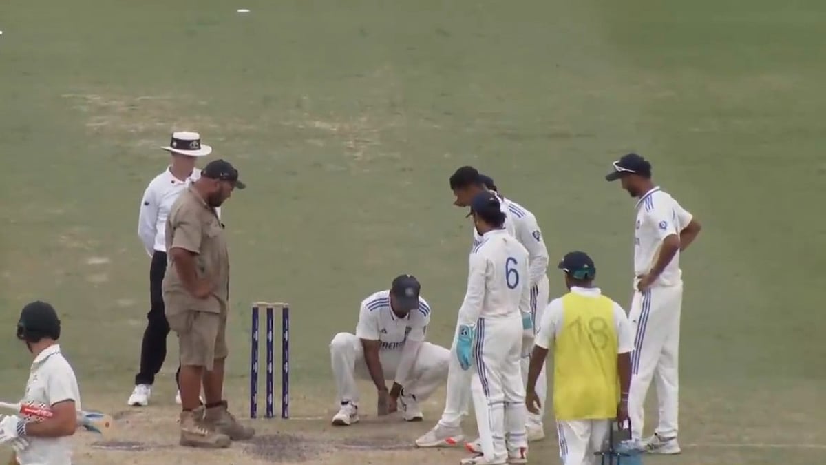 X/cricketcomau : Screengrab from India A vs Australia A streaming.