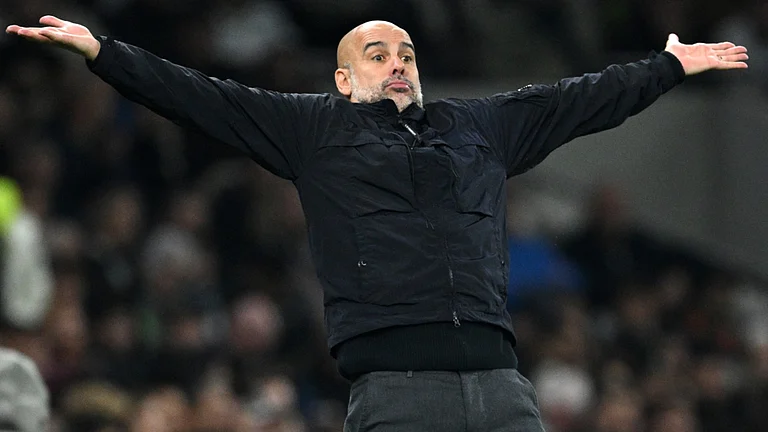 Pep Guardiola believes Manchester City could not handle Bournemouth's intensity - null