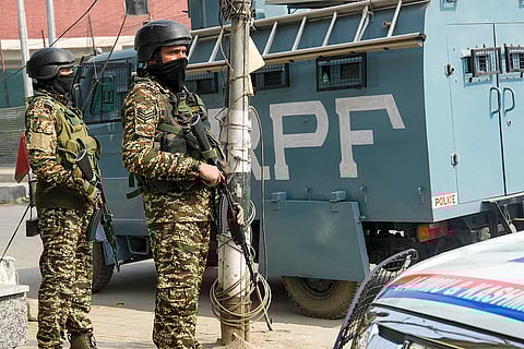 Security force-terrorists encounter in Srinagar