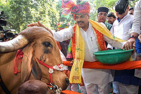 Mohan Yadav at Govardhan Puja celebration