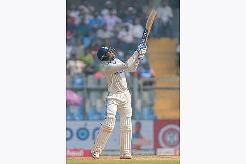 India vs New Zealand 3rd Test: India's Shubman Gill plays a shot during the second day