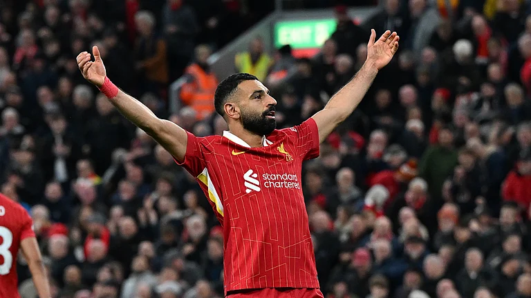 Mohamed Salah scored the winning goal in Liverpool's 2-1 victory over Brighton - null