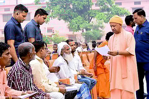 CM Yogi in Gorakhpur