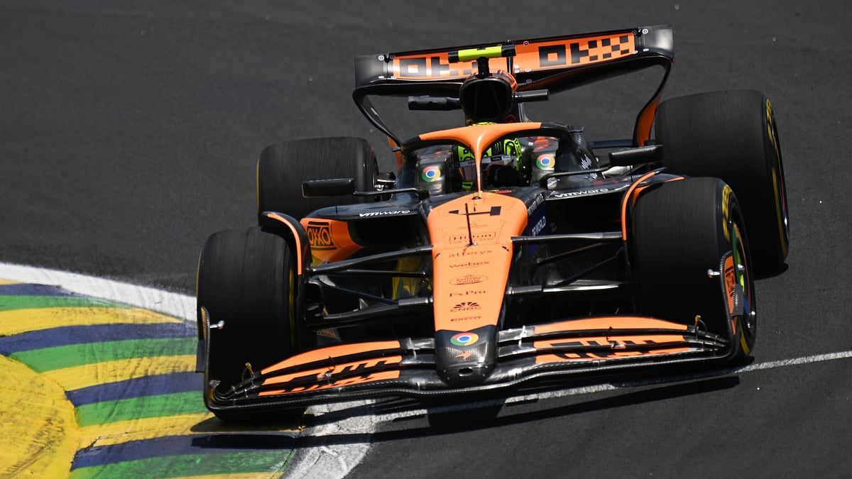 Lando Norris led a McLaren one-two in Saturday's sprint race