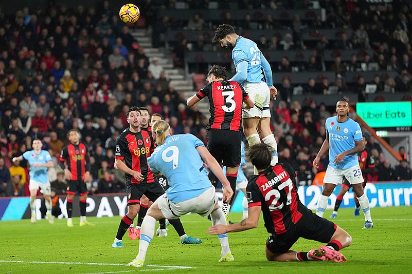 English Premier League: Bournemouth vs Manchester City