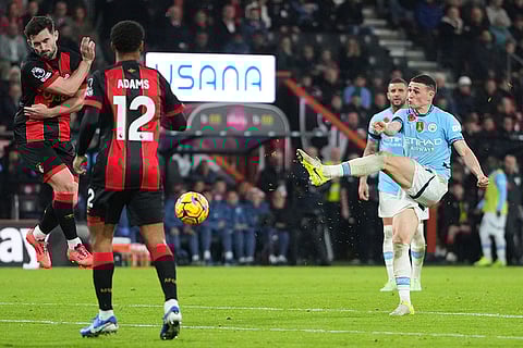 English Premier League: Bournemouth vs Manchester City
