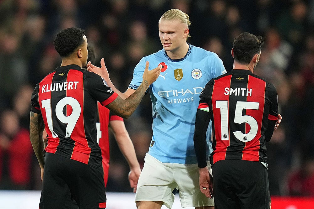 | Photo: AP/Kirsty Wigglesworth : Britain Soccer Premier League: Manchester City Vs Bournemouth