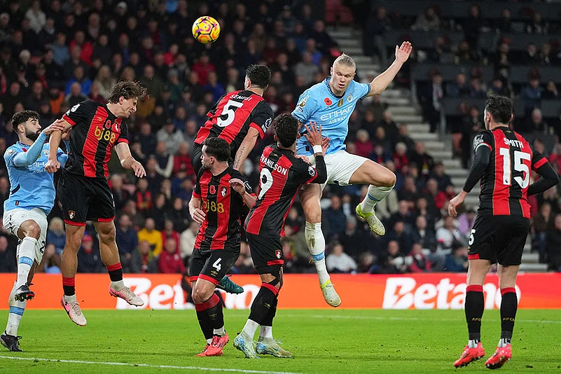 English Premier League Soccer Match: Manchester City Vs Bournemouth