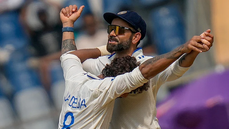 Virat Kohli and Ravindra jadeja third Test between India and New Zealand