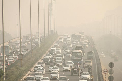 Weather: Smog in Gurugram