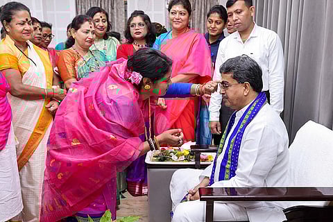 Manik Saha celebrates Bhai Dooj