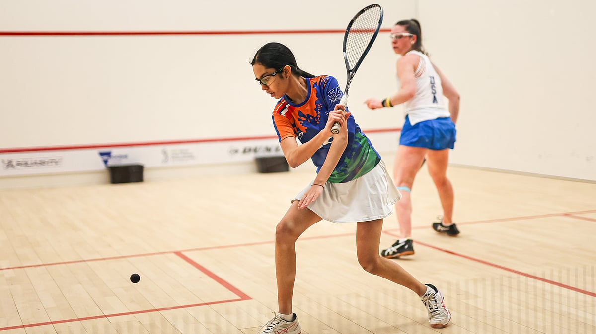 File photo of Indian squash player Anahat Singh